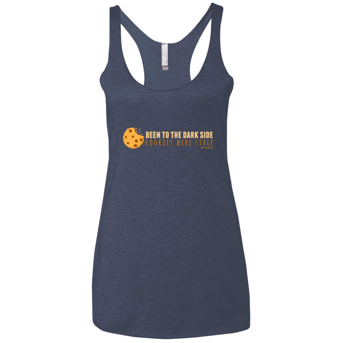 T-Shirts Vintage Navy / X-Small Dark Side Cookies Women's Triblend Racerback Tank