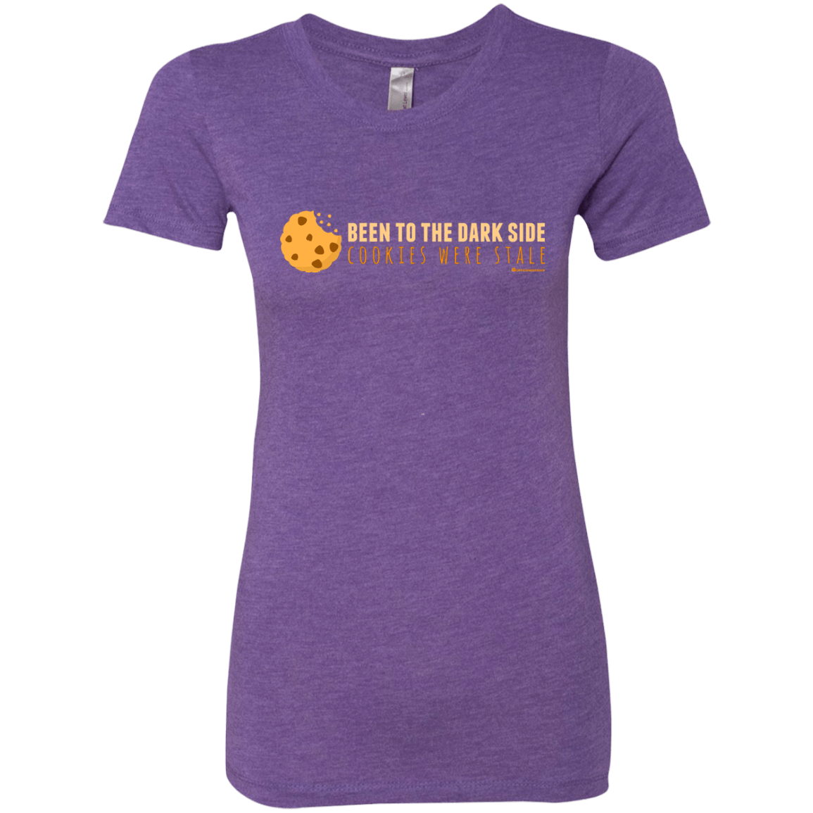 T-Shirts Purple Rush / Small Dark Side Cookies Women's Triblend T-Shirt