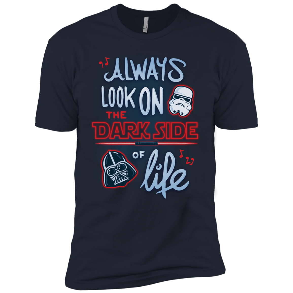 T-Shirts Midnight Navy / YXS Dark Side of Life Boys Premium T-Shirt