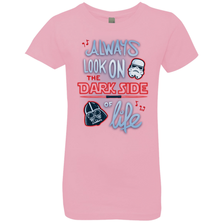 T-Shirts Light Pink / YXS Dark Side of Life Girls Premium T-Shirt