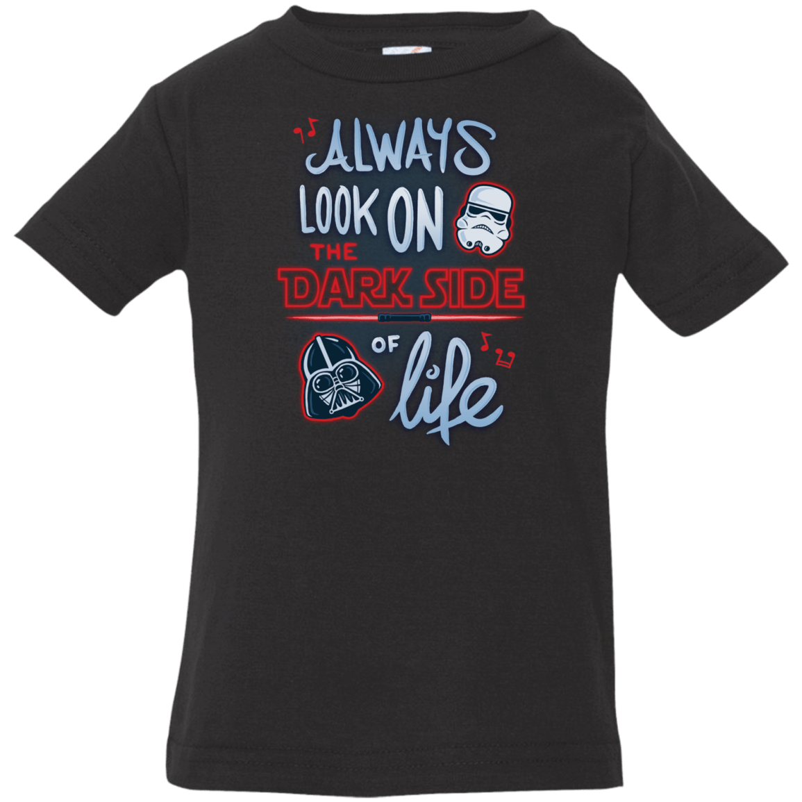 T-Shirts Black / 6 Months Dark Side of Life Infant PremiumT-Shirt