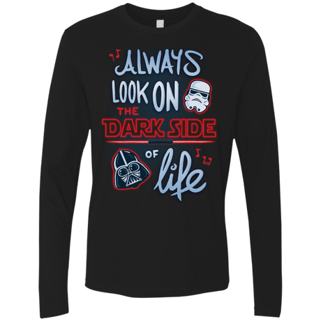 T-Shirts Black / Small Dark Side of Life Men's Premium Long Sleeve