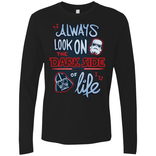 T-Shirts Black / Small Dark Side of Life Men's Premium Long Sleeve