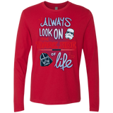 T-Shirts Red / Small Dark Side of Life Men's Premium Long Sleeve