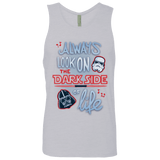 T-Shirts Heather Grey / Small Dark Side of Life Men's Premium Tank Top