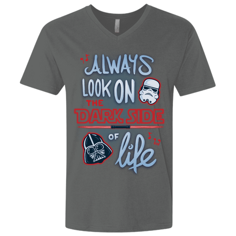 T-Shirts Heavy Metal / X-Small Dark Side of Life Men's Premium V-Neck