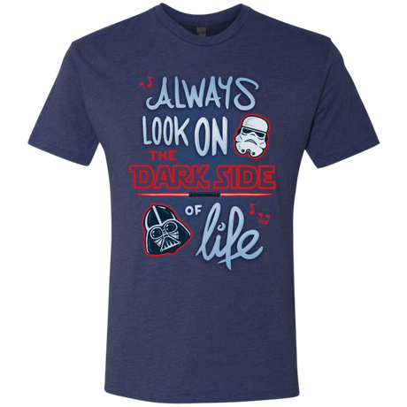 T-Shirts Vintage Navy / Small Dark Side of Life Men's Triblend T-Shirt