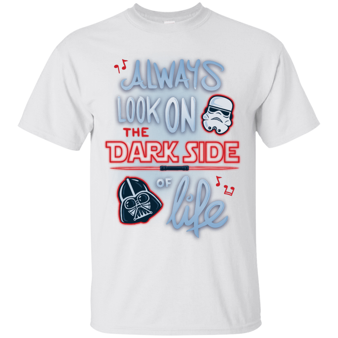 T-Shirts White / Small Dark Side of Life T-Shirt