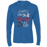 T-Shirts Vintage Royal / X-Small Dark Side of Life Triblend Long Sleeve Hoodie Tee