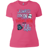 T-Shirts Hot Pink / X-Small Dark Side of Life Women's Premium T-Shirt