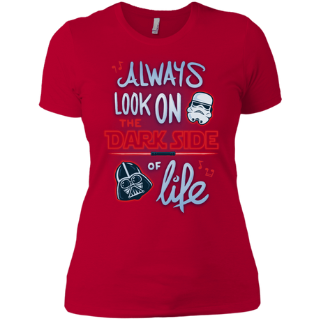 T-Shirts Red / X-Small Dark Side of Life Women's Premium T-Shirt