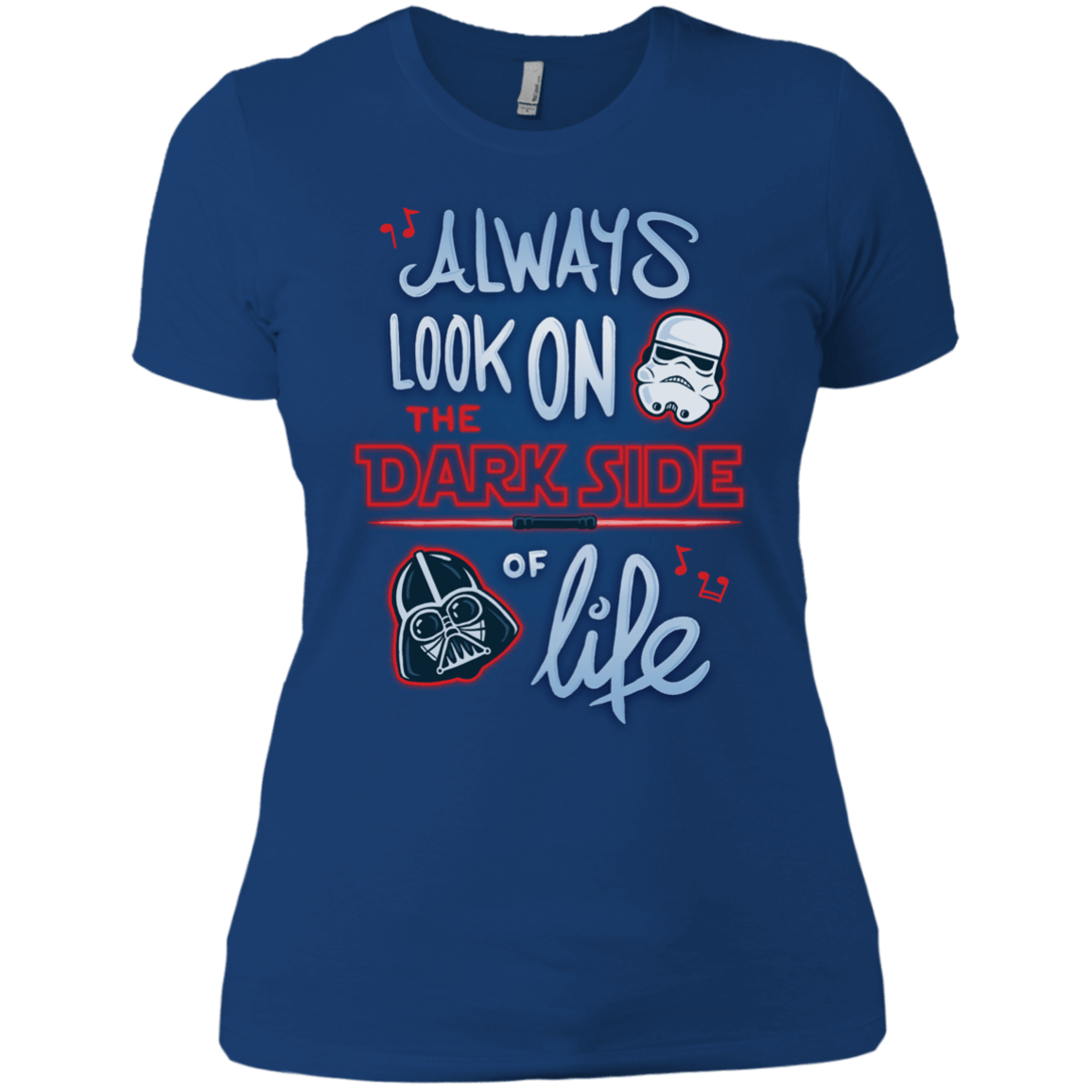 T-Shirts Royal / X-Small Dark Side of Life Women's Premium T-Shirt