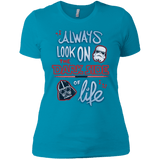 T-Shirts Turquoise / X-Small Dark Side of Life Women's Premium T-Shirt