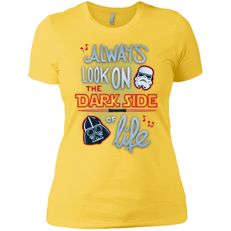 T-Shirts Vibrant Yellow / X-Small Dark Side of Life Women's Premium T-Shirt