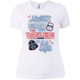 T-Shirts White / X-Small Dark Side of Life Women's Premium T-Shirt