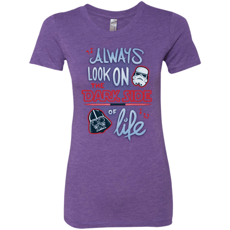 T-Shirts Purple Rush / Small Dark Side of Life Women's Triblend T-Shirt