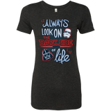 T-Shirts Vintage Black / Small Dark Side of Life Women's Triblend T-Shirt
