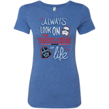 T-Shirts Vintage Royal / Small Dark Side of Life Women's Triblend T-Shirt