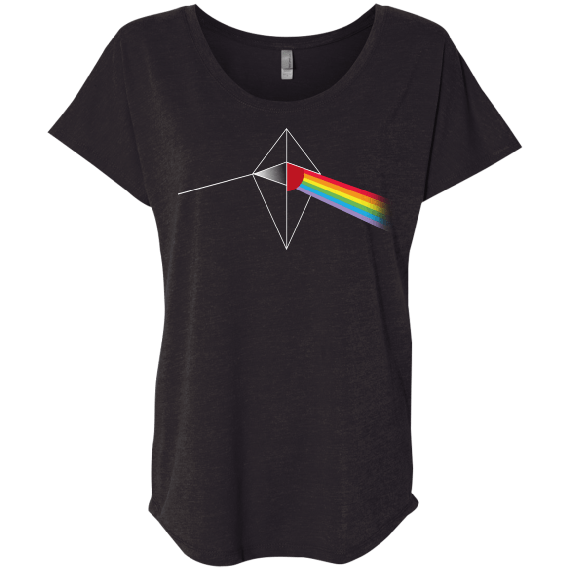 T-Shirts Vintage Black / X-Small Dark Side of the Atlas Triblend Dolman Sleeve