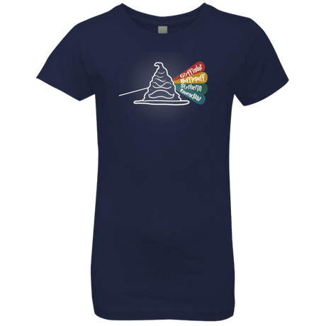 T-Shirts Midnight Navy / YXS Dark Side of the Hat Girls Premium T-Shirt