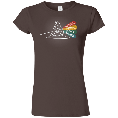 T-Shirts Dark Chocolate / S Dark Side of the Hat Junior Slimmer-Fit T-Shirt