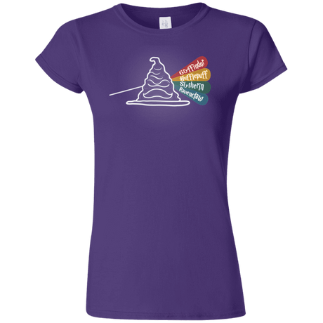 T-Shirts Purple / S Dark Side of the Hat Junior Slimmer-Fit T-Shirt