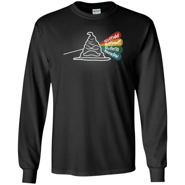 T-Shirts Black / S Dark Side of the Hat Men's Long Sleeve T-Shirt