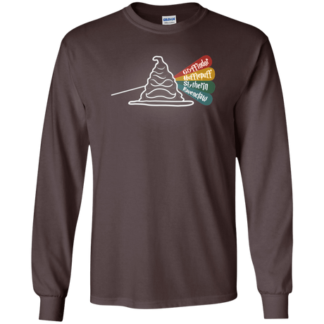 T-Shirts Dark Chocolate / S Dark Side of the Hat Men's Long Sleeve T-Shirt