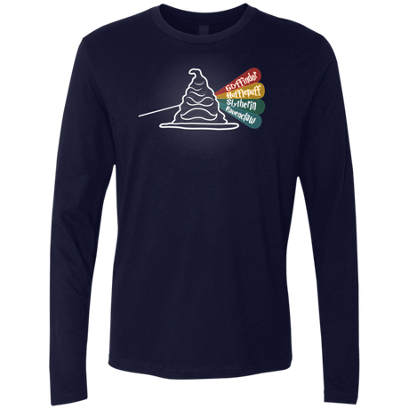 T-Shirts Midnight Navy / S Dark Side of the Hat Men's Premium Long Sleeve