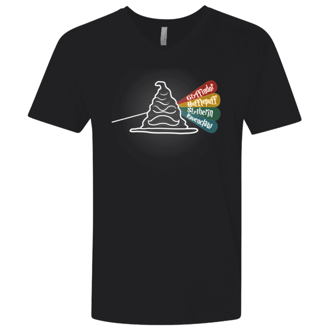 T-Shirts Black / X-Small Dark Side of the Hat Men's Premium V-Neck