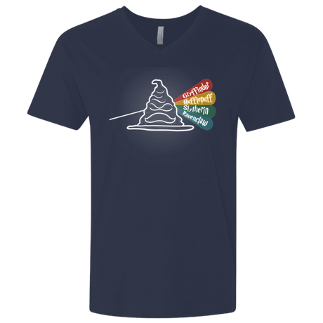 T-Shirts Midnight Navy / X-Small Dark Side of the Hat Men's Premium V-Neck