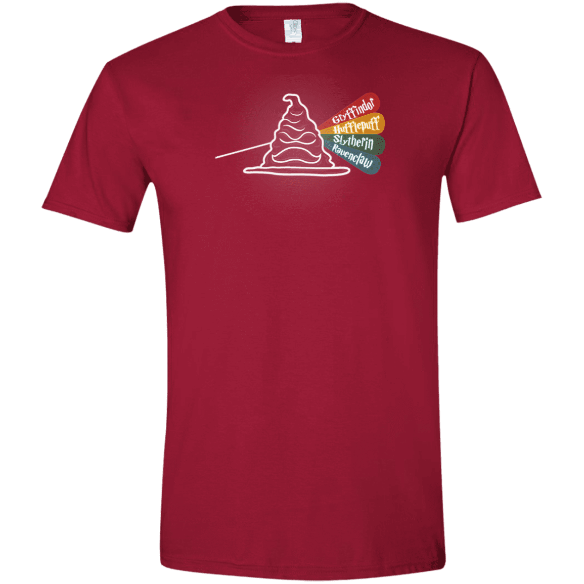 T-Shirts Cardinal Red / S Dark Side of the Hat Men's Semi-Fitted Softstyle