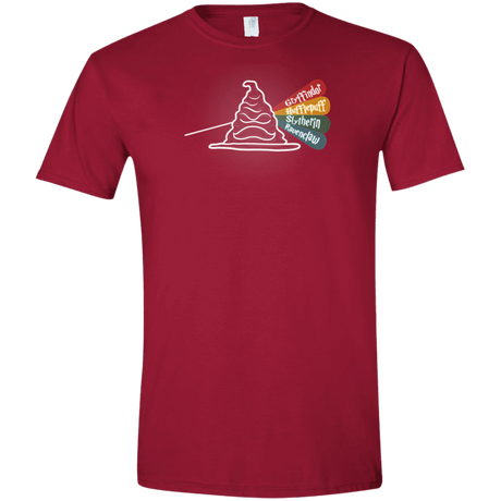 T-Shirts Cardinal Red / S Dark Side of the Hat Men's Semi-Fitted Softstyle