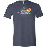 T-Shirts Heather Navy / S Dark Side of the Hat Men's Semi-Fitted Softstyle