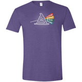 T-Shirts Heather Purple / S Dark Side of the Hat Men's Semi-Fitted Softstyle
