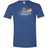 T-Shirts Heather Royal / X-Small Dark Side of the Hat Men's Semi-Fitted Softstyle