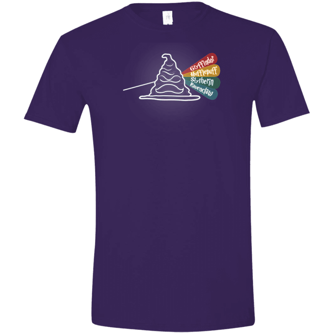 T-Shirts Purple / S Dark Side of the Hat Men's Semi-Fitted Softstyle