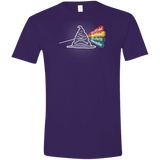 T-Shirts Purple / S Dark Side of the Hat Men's Semi-Fitted Softstyle