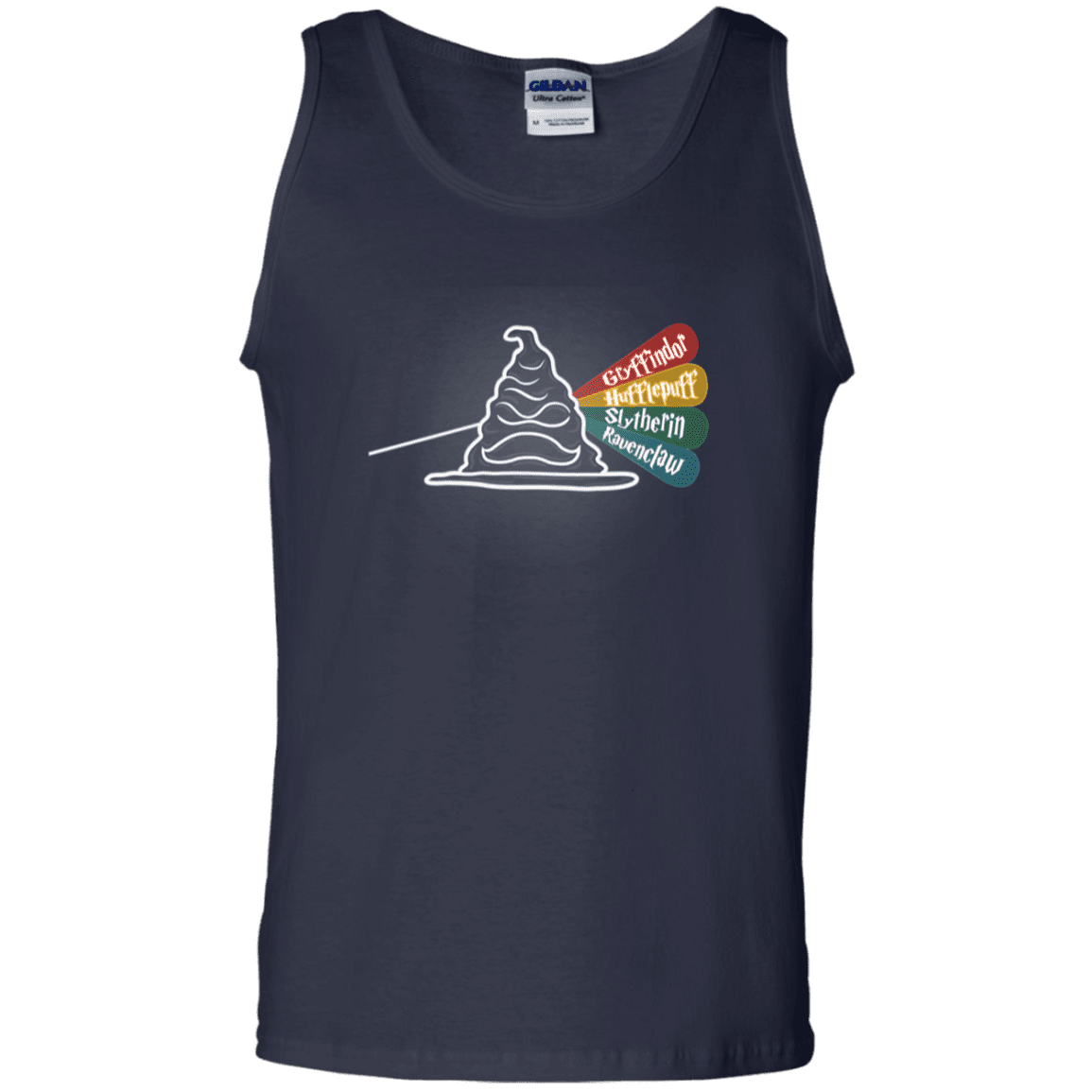 T-Shirts Navy / S Dark Side of the Hat Men's Tank Top