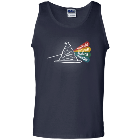 T-Shirts Navy / S Dark Side of the Hat Men's Tank Top