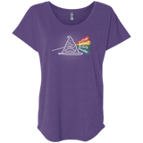 T-Shirts Purple Rush / X-Small Dark Side of the Hat Triblend Dolman Sleeve