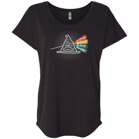 T-Shirts Vintage Black / X-Small Dark Side of the Hat Triblend Dolman Sleeve