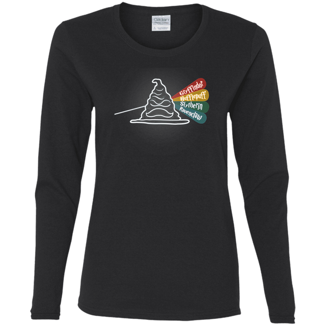 T-Shirts Black / S Dark Side of the Hat Women's Long Sleeve T-Shirt