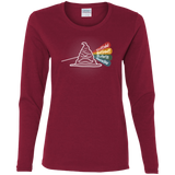 T-Shirts Cardinal / S Dark Side of the Hat Women's Long Sleeve T-Shirt