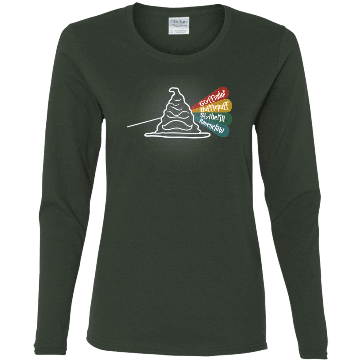 T-Shirts Forest / S Dark Side of the Hat Women's Long Sleeve T-Shirt