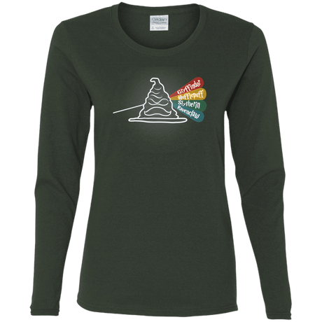 T-Shirts Forest / S Dark Side of the Hat Women's Long Sleeve T-Shirt