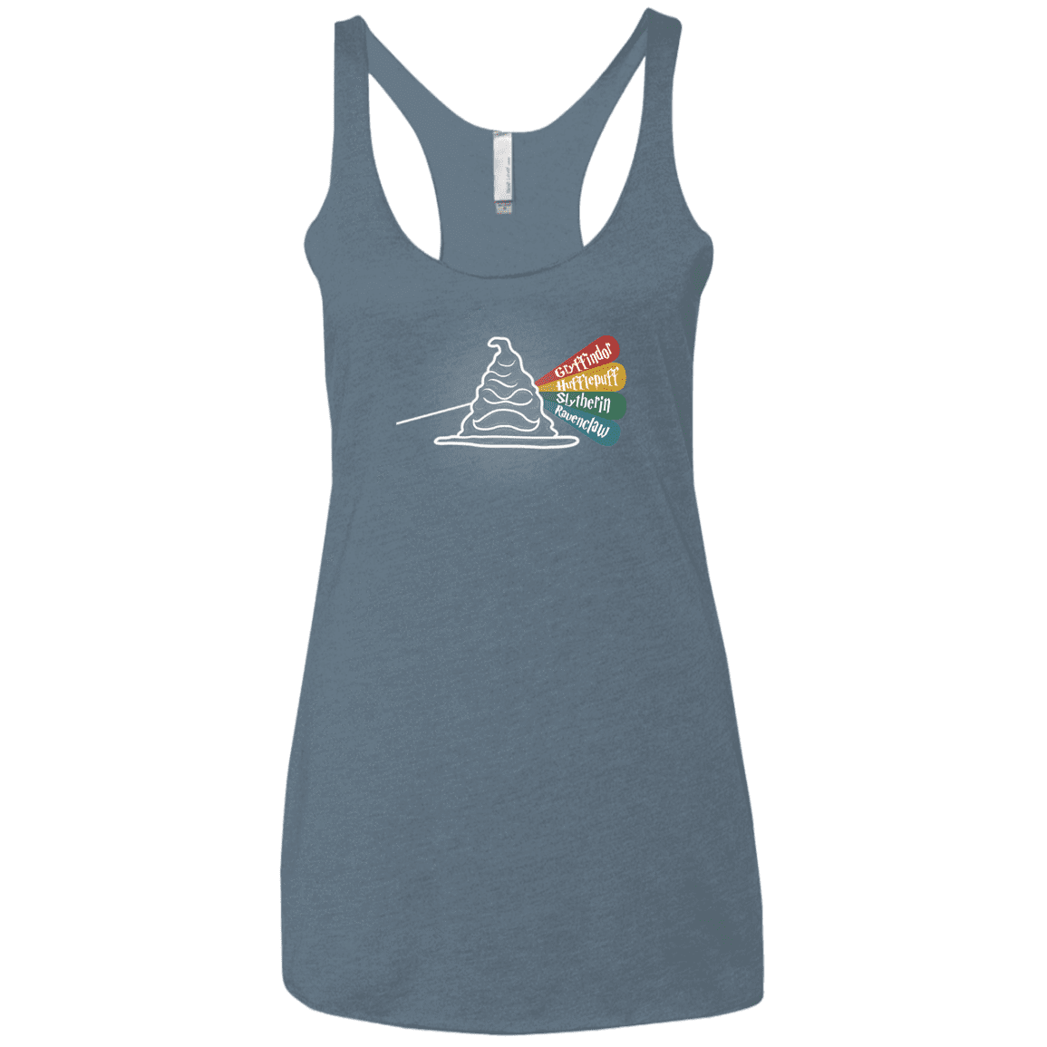 T-Shirts Indigo / X-Small Dark Side of the Hat Women's Triblend Racerback Tank