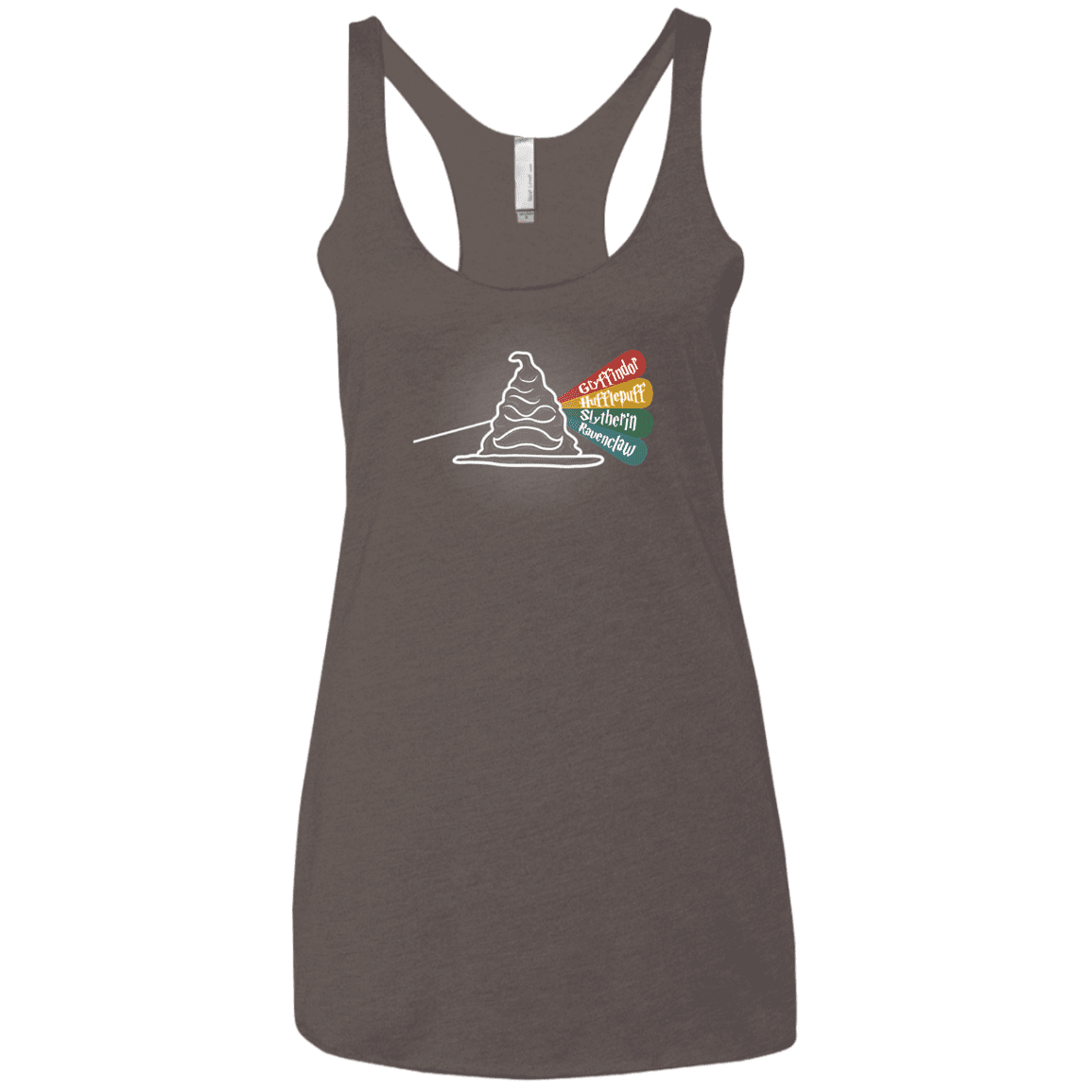 T-Shirts Macchiato / X-Small Dark Side of the Hat Women's Triblend Racerback Tank