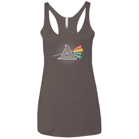 T-Shirts Macchiato / X-Small Dark Side of the Hat Women's Triblend Racerback Tank