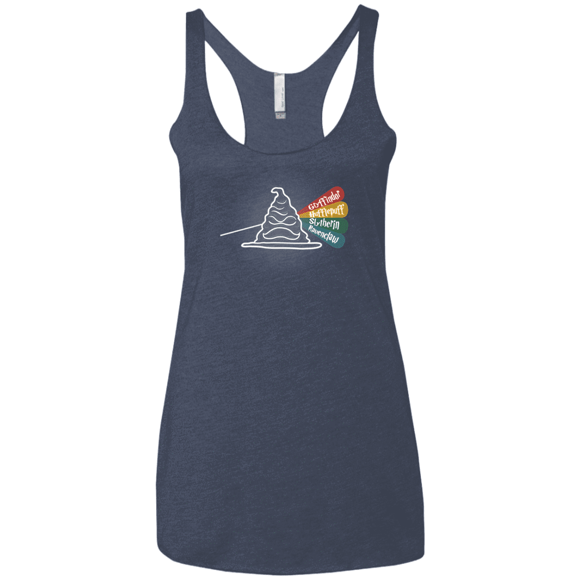 T-Shirts Vintage Navy / X-Small Dark Side of the Hat Women's Triblend Racerback Tank